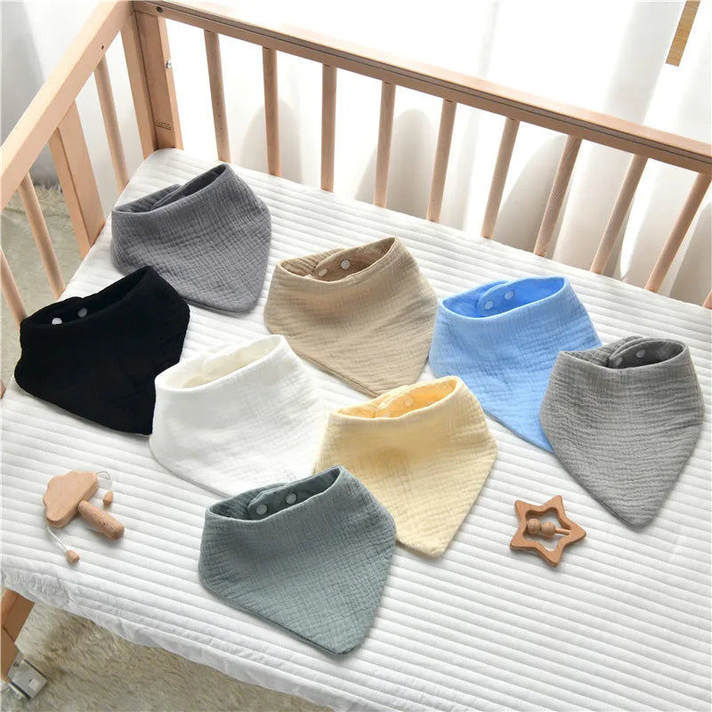 Baby's Saliva Towel, Handkerchief, Feeding Bib Set, Gift Suitable for All Seasons