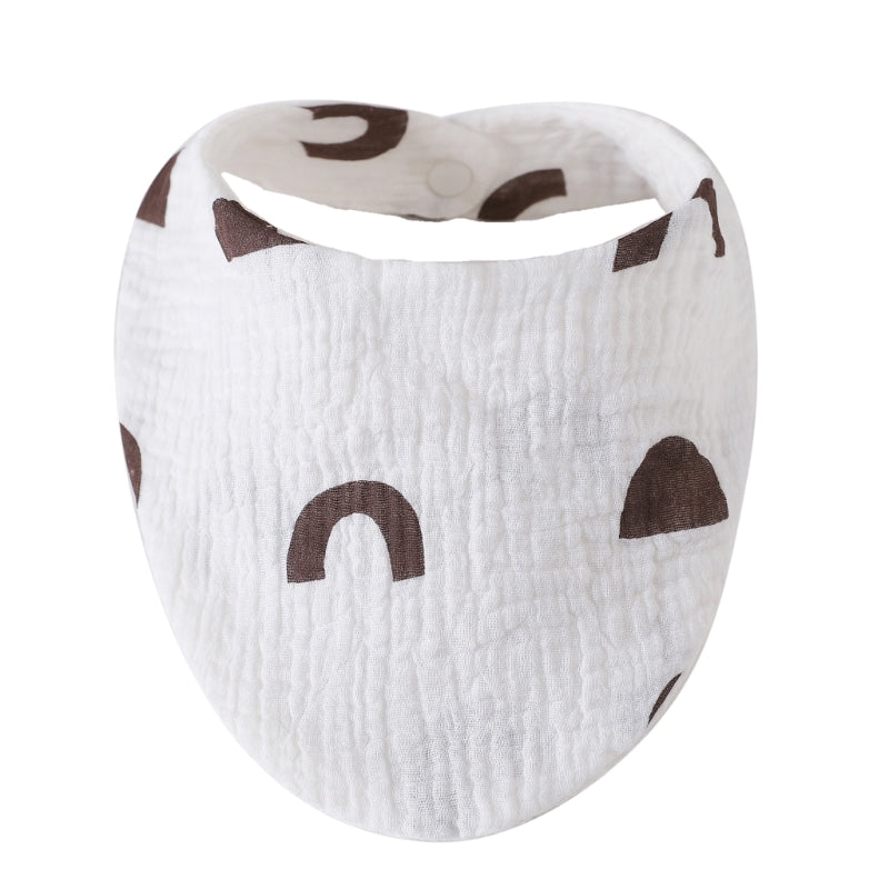 Baby Infant Cotton Bib Solid Color Scarf Feeding Saliva Towel Bandana Burp Cloth Boy Girl Babies Accessories Newborn