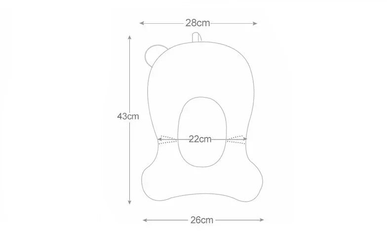Baby Bathtub Bath Seat Support Mat bath And Shower Air Cushion Bed Non-Slip Bathtub Mat Newborn Bebe Safety Security Bath Seat