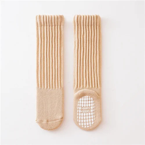 Lawadka Newborn Baby Girl Boy Socks Winter Thick Warm Baby Knee High Long Socks for Girls Boys Soft Toddler Sock Anti slip 0-4Y