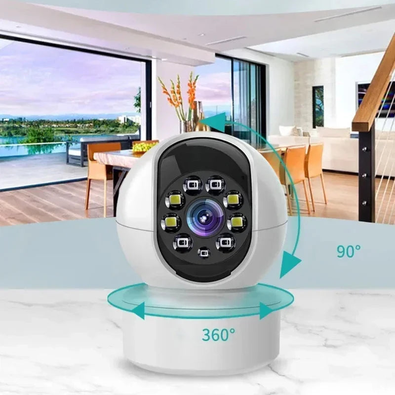Xiaomi 4K Smart Camera Rotatable WiFi Surveillance Camera Baby Monitor Auto Tracking Color Night Vision Indoor Security Camera