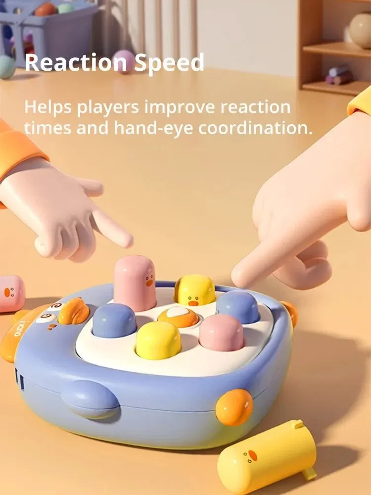 1 Pc Mini Whack-a-Mole Hand-eye Coordination Educational Toy Random Color Children's Pinch Finger Decompression Toy