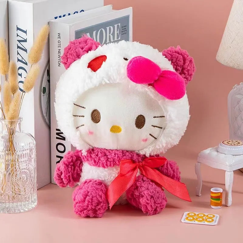 Sanrio Kuromi Fantasy Plush Toy Crane Gift toys for kids girl Gifts Plush Toys Plushie Stuffed Animal Patung Dolls pillow