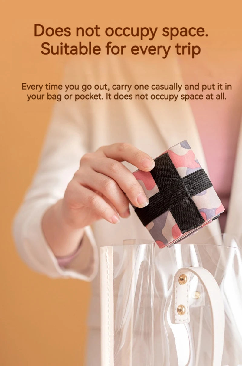 Foldable Mommy Bag Large Capacity Bag Environmental Protection Multi-Function Waterproof Bags Travel Baby Diaper Bag Baby Care