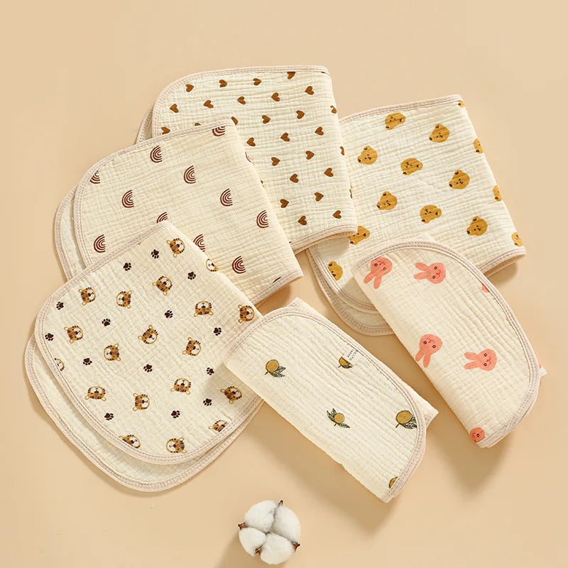 PortableBaby Burp Cloth Absorbent & Soft Burping Cloth Towel Wash Cloth Suitable for Girls Boys Present
