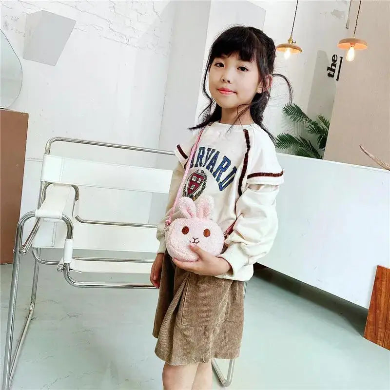 New Cute Little Rabbit Baby Girls Handbags Fashion School Bags for Girls Kids Small Shoulder Lunch Bags Child Girl Backpacks