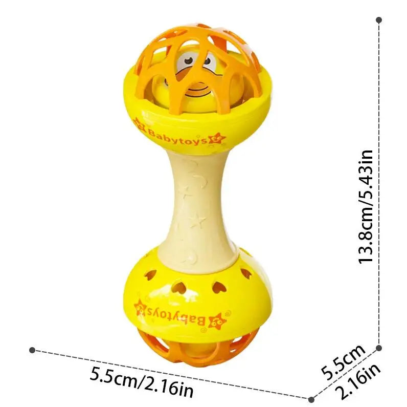 Baby Development Toys 0 6 12 Months Sensory Baby Teether Rattle Hand Grip Toys Soft Teething Educational Toys Games For Babies