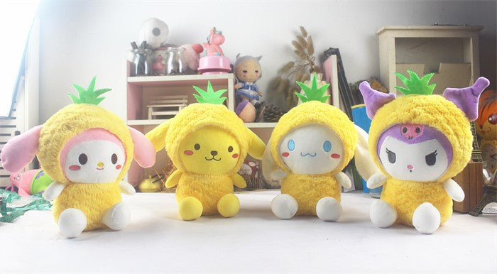 Sanrio Kuromi Fantasy Plush Toy Crane Gift toys for kids girl Gifts Plush Toys Plushie Stuffed Animal Patung Dolls pillow