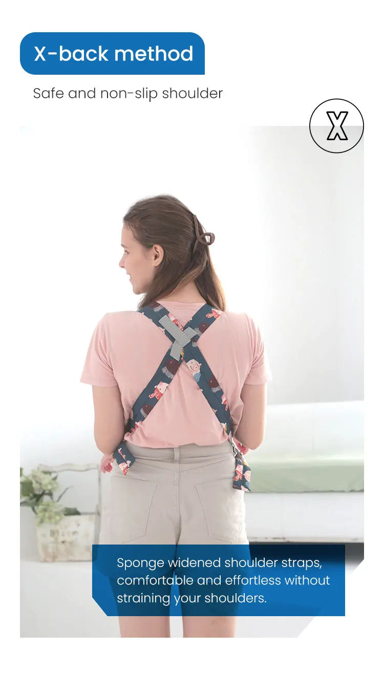 PANGDUBE Ergonomic Baby Carrier Kangaroo Baby Sling Newborn Wrap for Outdoor Use Comfortable Infant Carrier for Babies & Toddler