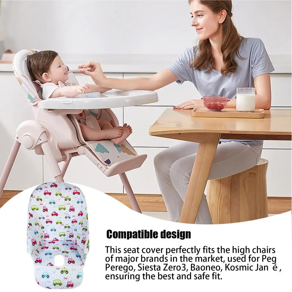 Soft Padding High Chair Covers Oxford Cloth High Chair Cushion Replacement Protection Pad For Siesta Zero3 For Baoneo Etc.