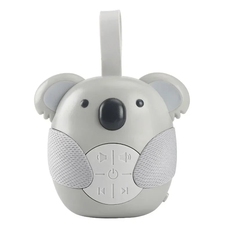 Newborn Portable Koala Sleep Sound Toddler White Noise Machine Soothing Music Player Sleep Monitor Home for Baby Room Stroller