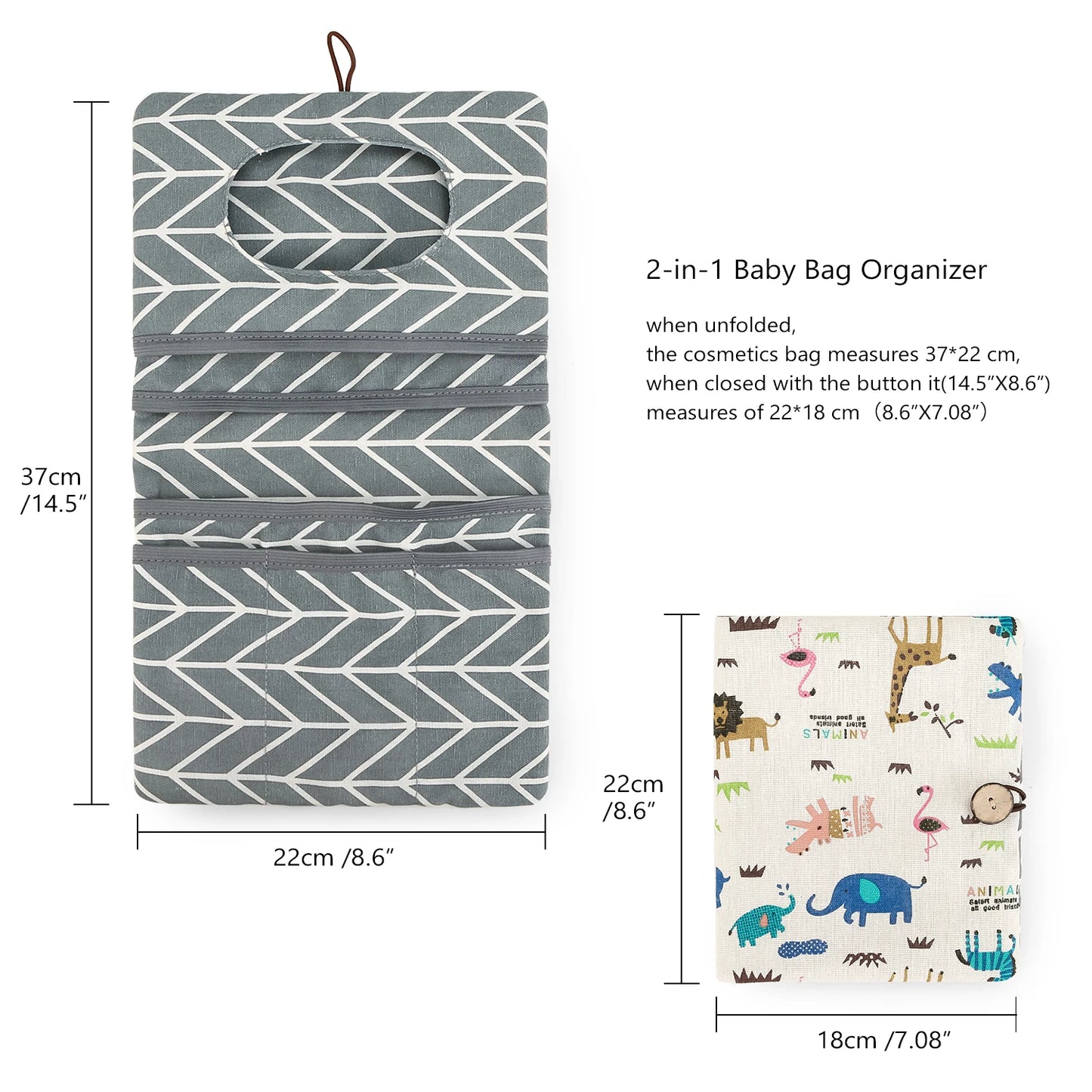 Baby Bag Organizer Portable Baby Wash Bag Go Out Stroller Mini Diaper Bag Pouches Travel Gear Foldable Newborn Baby Essentials