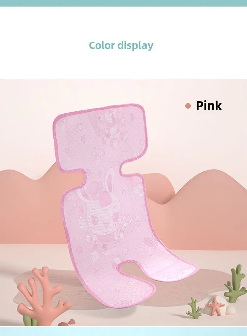 Universal Baby Stroller Seat Pad Summer Washable Cooling Mat Cushion for Stroller Car Seat High Chair Pushchair Sleeping Cushion
