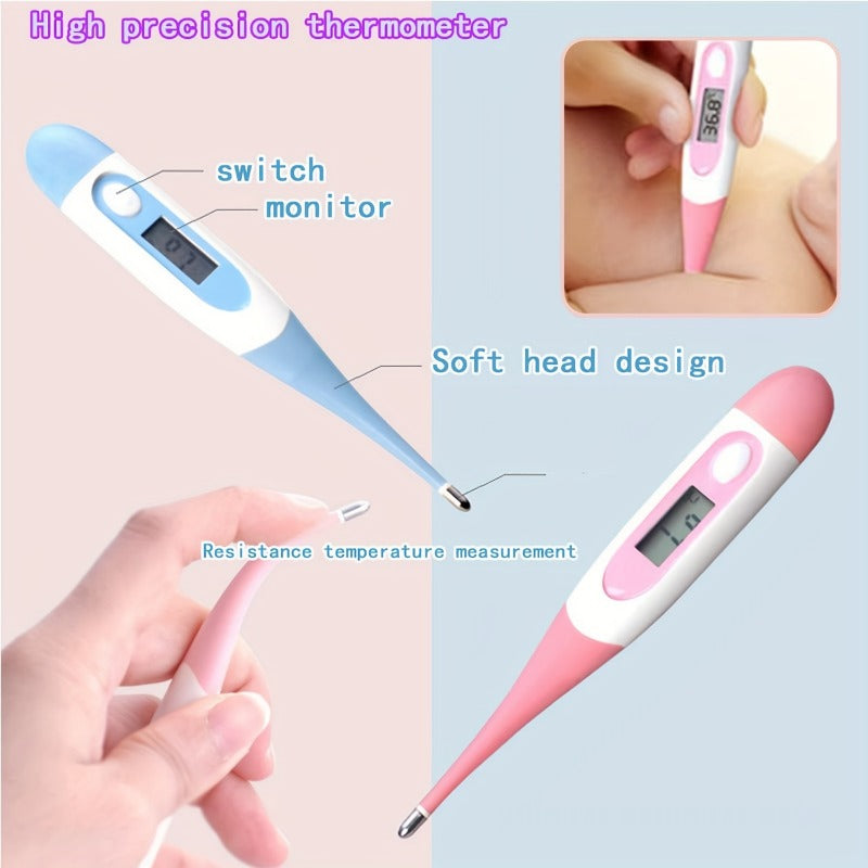 Baby Grooming and Health Kit Safety Care Set Newborn Nursery Health Care Set with Hair Comb Nail Clippers Aspirator Nose Cleaner