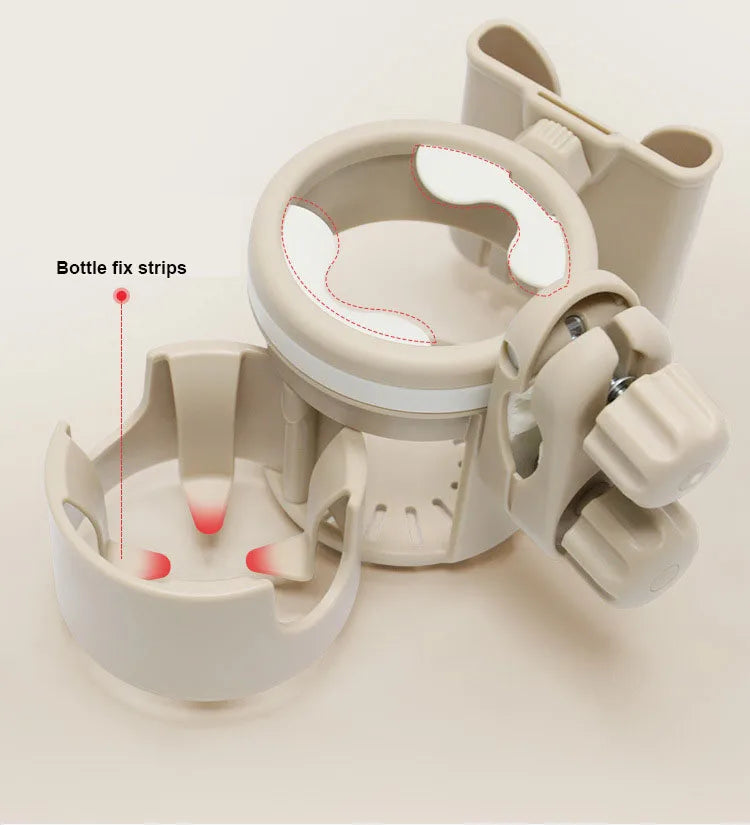 Baby Stroller Accessories coffee Cup Holder universal tricycle pram Water Bottle mobile phone and drink holder wheelchair cart