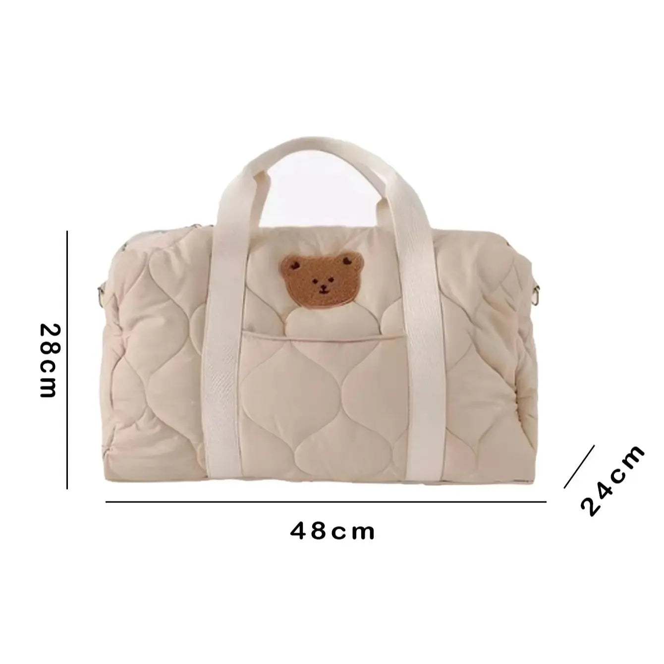 Autumn and winter fashion black mommy bag large capacity tote bag out travel bag baby diaper bag suitable for daily use
