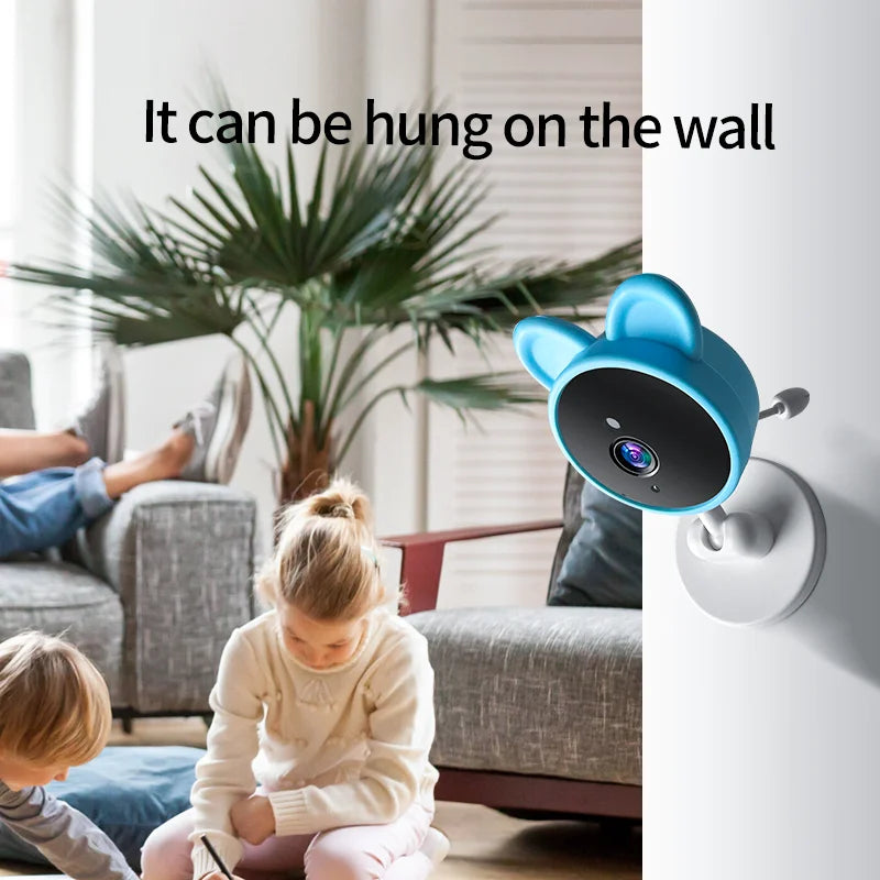 Baby Care Infrared Night Vision Breastfeeding Reminder Temperature Detection Lullaby Wireless Connection Video Surveillance