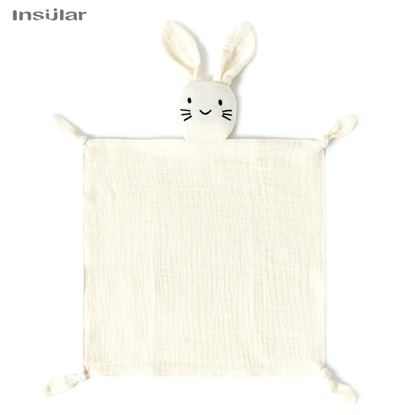 Muslin Baby Comfort Towel Cotton Comforter Blanket Soft Newborn Sleeping Dolls Kid Sleep Toy Soothe Appease Towel Bib