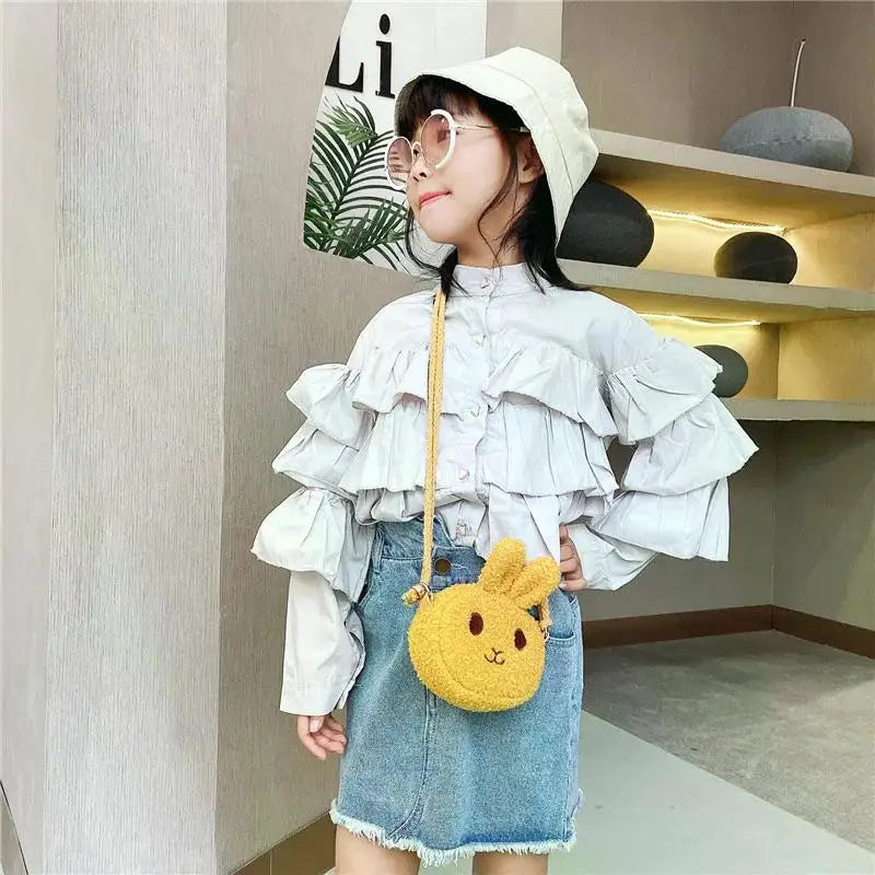 New Cute Little Rabbit Baby Girls Handbags Fashion School Bags for Girls Kids Small Shoulder Lunch Bags Child Girl Backpacks