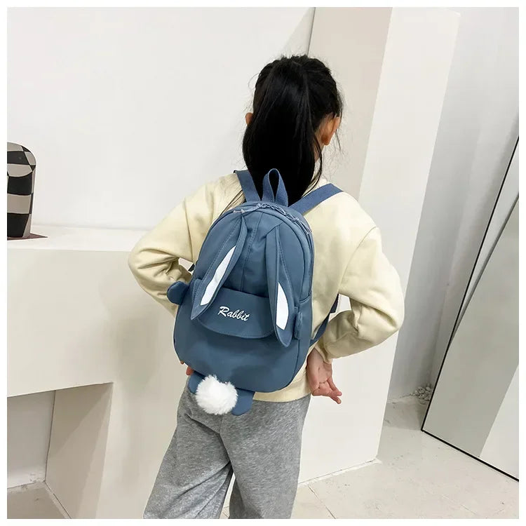 Fashion Children School Bags Bunny Portable Backpacks Kids Travel Rucksacks Cute Boys and Girls School Book Backpack Chest Bag