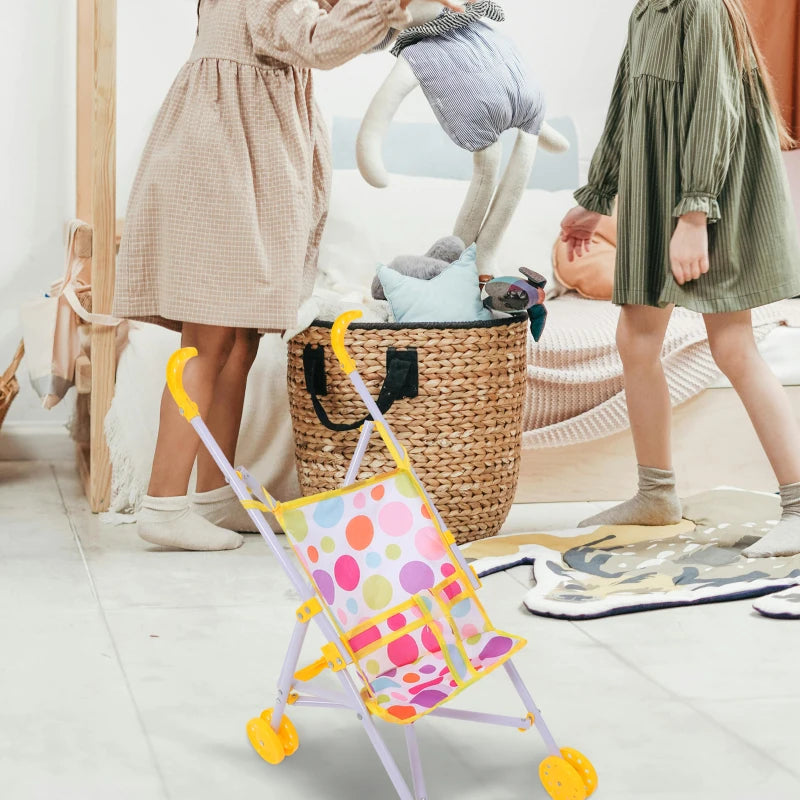 Accessories Trolley Toy Travel Baby Pretend Abs Foldable with Stroller