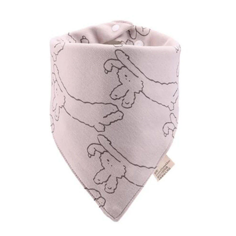 Baby Bibs Cotton Cute Animal Print Saliva Towel Bandana Bibs Newborn Teething Drooling Bib Unisex Feeding Apron For Boy Girl