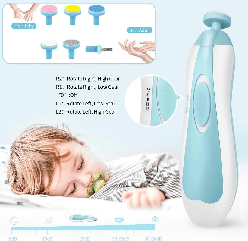Baby Care Essentials Set Nail Clippers Newborn Nursery Care Kit HairBrush Comb Baby Healthcare Grooming Kit for Newborn Girl Boy