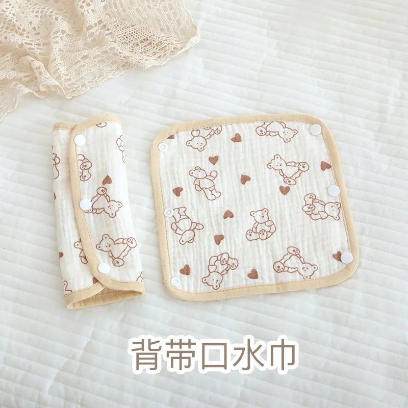 Baby Waist Stool Drool Bib Newborn Infants Teething Soft Cotton Pad Saliva Towel Multi-Function Baby Strap Dinner Dropshipping