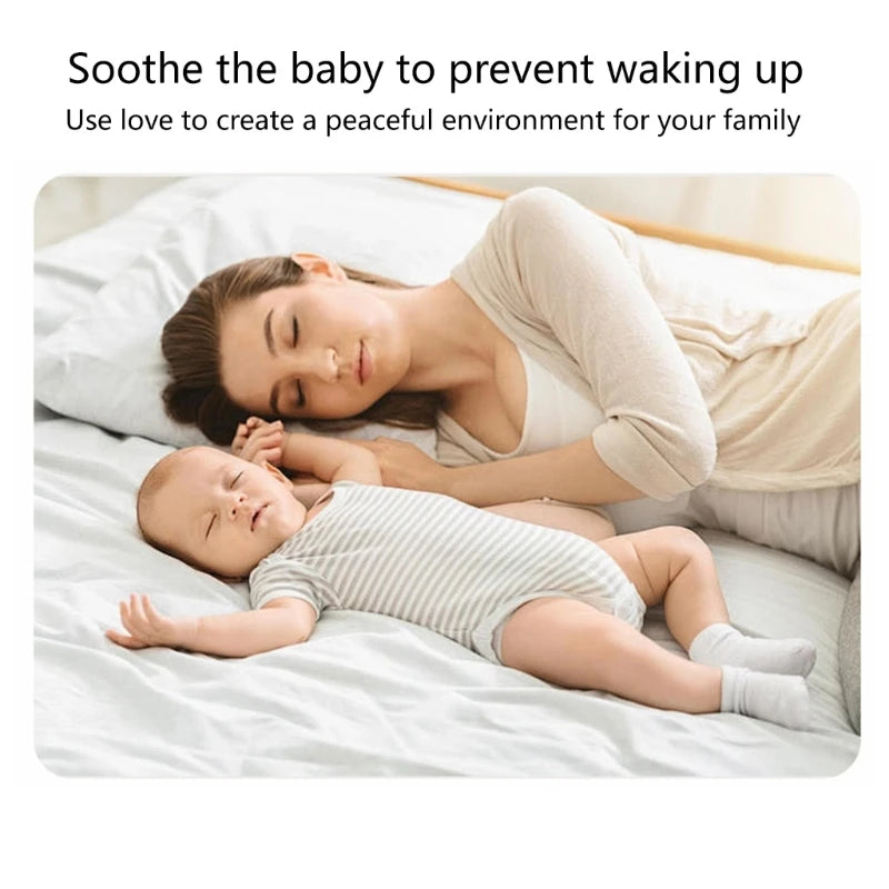 Portable Baby White Noise Machine Rechargeable Mood Soother with 7 Color Light for Nursery and Travel Sleep Aid A2UB