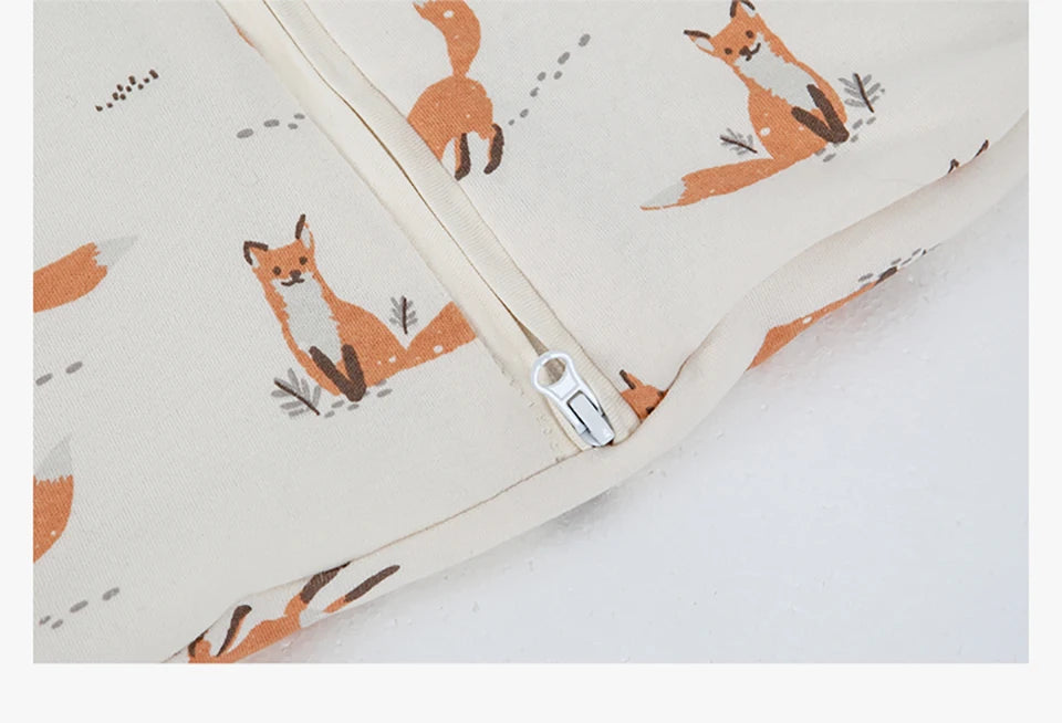 Baby Sleepsack 3-24Months Autumn Baby Sleeping Bag Blanket 1.5Tog Doudou Soft Feeling Starfish Shell Print Vest Style