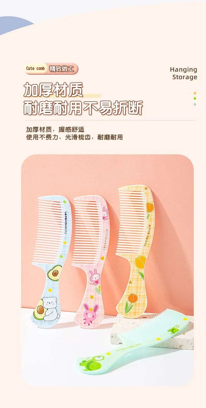 Baby Portable Untangling Hair Brush Health Care Tools Combs Kids Cute Rabbit Bear Children Hairbrush Comb for Girls Accessories
