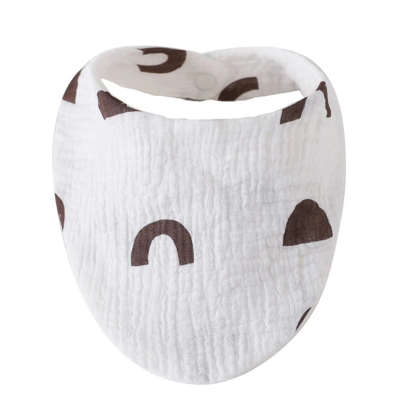 Baby Infant Cotton Bib Solid Color Scarf Feeding Saliva Towel Bandana Burp Cloth Boy Girl Babies Accessories Newborn