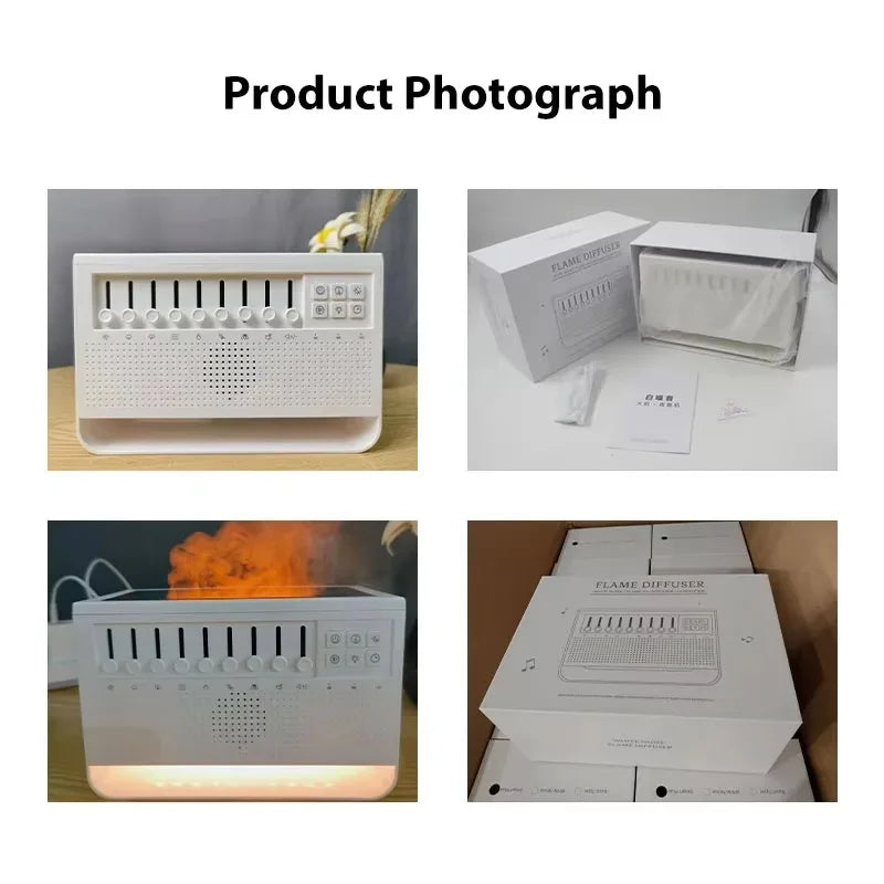 C221 Portable White Noise Built-in Bluetooth Speaker Humidifier Sleep Aid Device All-in-one Machine with 8 Group Nature Sounds