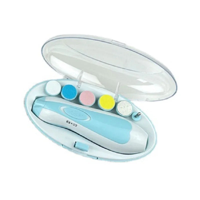 Baby Nail Grinder Electric Six-in-one Multi-head Anti-scratch Children Anti-meat Nail Clipping Manicure Suit Portable