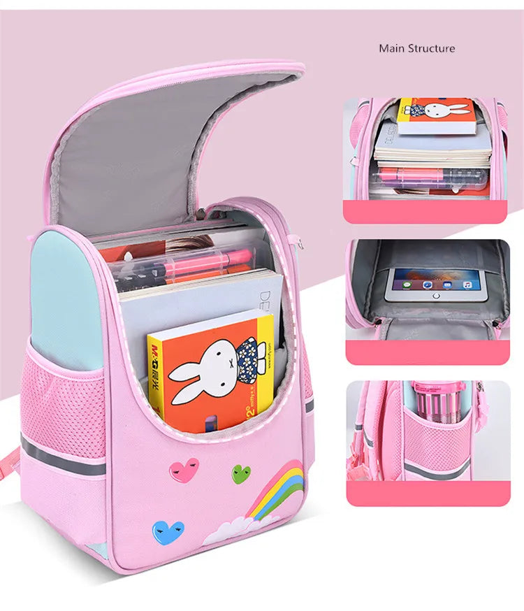 school bag for kids boys from 3 to 7 years old shoulder bag children bag for books Primary students gifts school bag cartoon