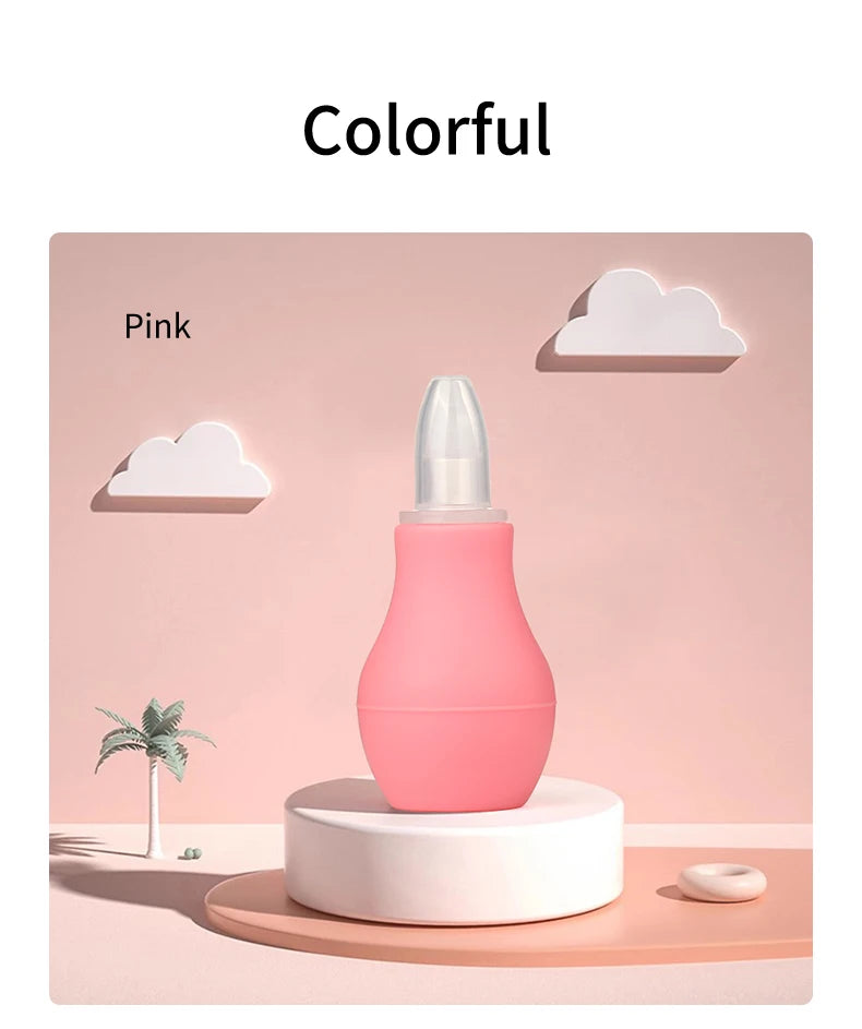 Simple Silicone Baby Nasal Aspirator Sucker Cleaner Nose Wash Anit Backflow Snot Cleaner