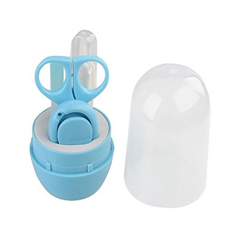 Newborn Baby Nail Scissor Baby Nail Care Tool Kid Safe Portable Nail Clipper Trimmer Tweezer with Box Children Manicure Kit