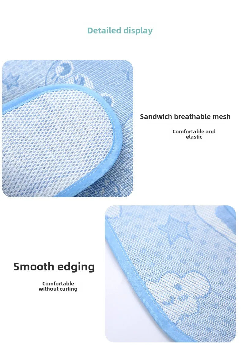 Universal Baby Stroller Seat Pad Summer Washable Cooling Mat Cushion for Stroller Car Seat High Chair Pushchair Sleeping Cushion
