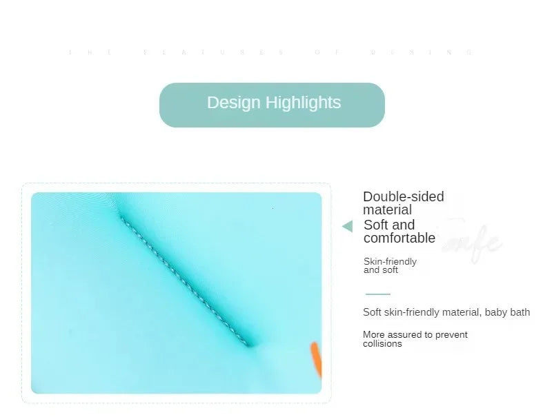 Baby Bathtub Bath Seat Support Mat bath And Shower Air Cushion Bed Non-Slip Bathtub Mat Newborn Bebe Safety Security Bath Seat