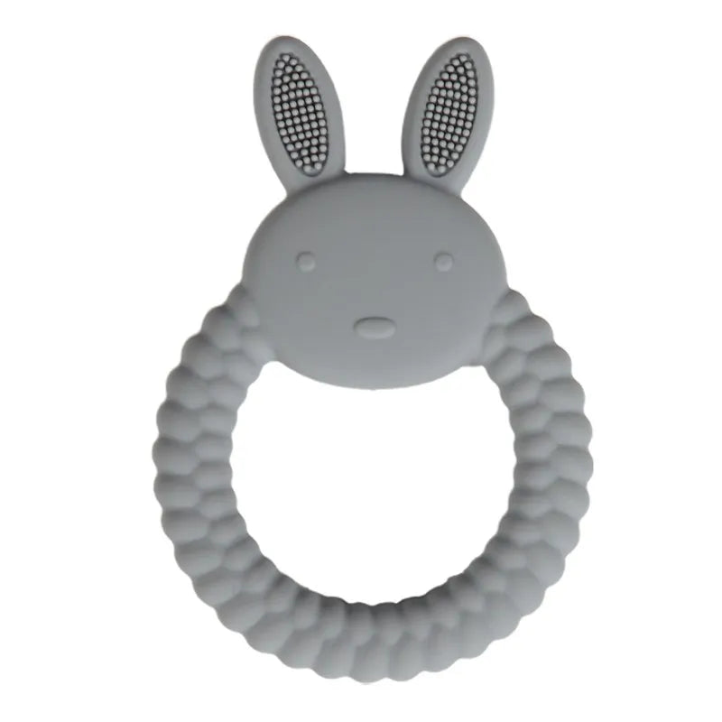 Baby Teether Gloves Kids Cartoon Bear Teething Silicone Dental Care Gums Anti-eating Hand Molar Stick BPA Free Baby Accessorie