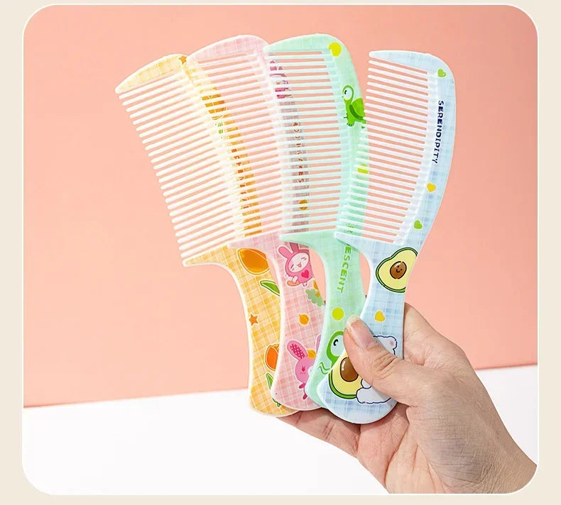 Baby Portable Untangling Hair Brush Health Care Tools Combs Kids Cute Rabbit Bear Children Hairbrush Comb for Girls Accessories