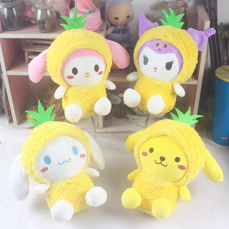 Sanrio Kuromi Fantasy Plush Toy Crane Gift toys for kids girl Gifts Plush Toys Plushie Stuffed Animal Patung Dolls pillow