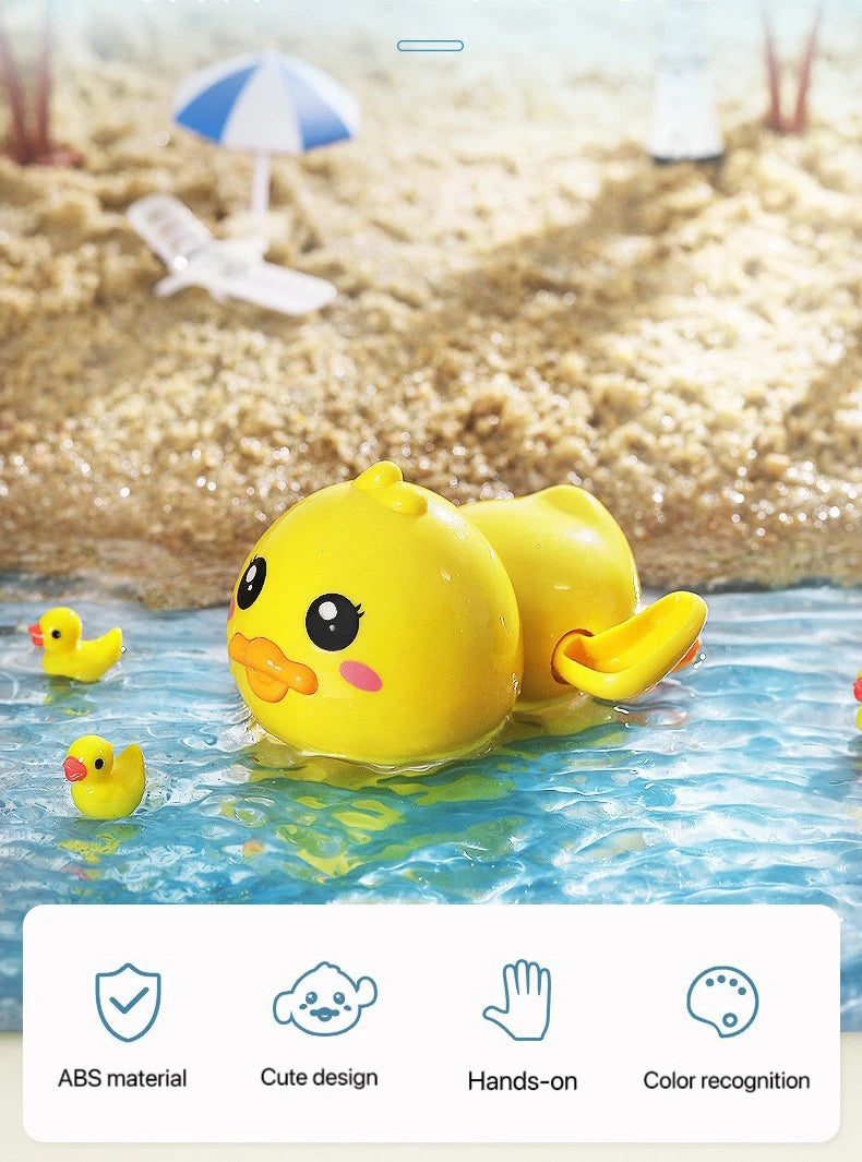 1 Pcs Children Bathing and Playing with Ducks Baby Bathroom Parent Child Interaction Bathing and Swimming Toys