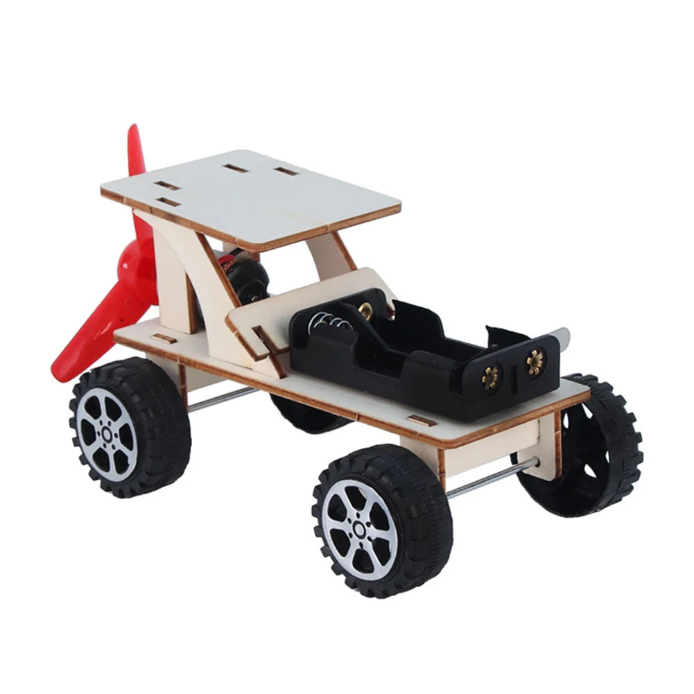 Kids DIY Science Toy Educational Scientific Experiment Puzzle Toys 3D Assemble Car Boat Model Physics School STEM Projects Kit