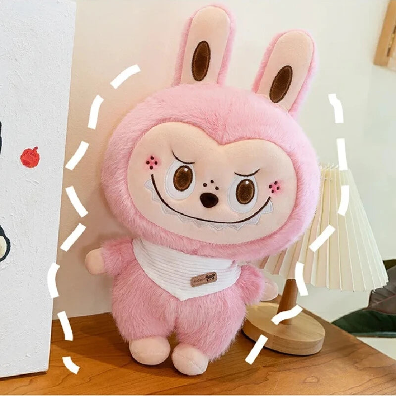 Rabbit Labubu Plush Toy Cartoon Cute Doll Cloth Doll Childrens Accompany Sleeping Soft Plush Pillow Doll Birthday Gift Kids Toys