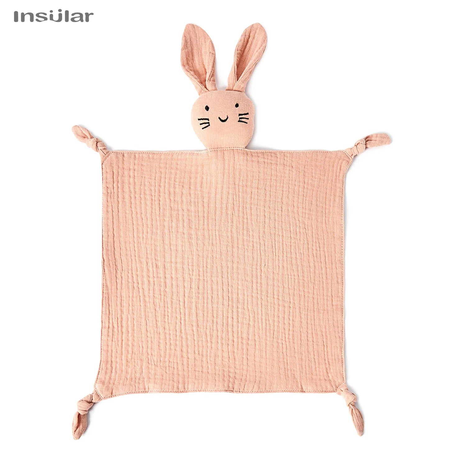 Muslin Baby Comfort Towel Cotton Comforter Blanket Soft Newborn Sleeping Dolls Kid Sleep Toy Soothe Appease Towel Bib