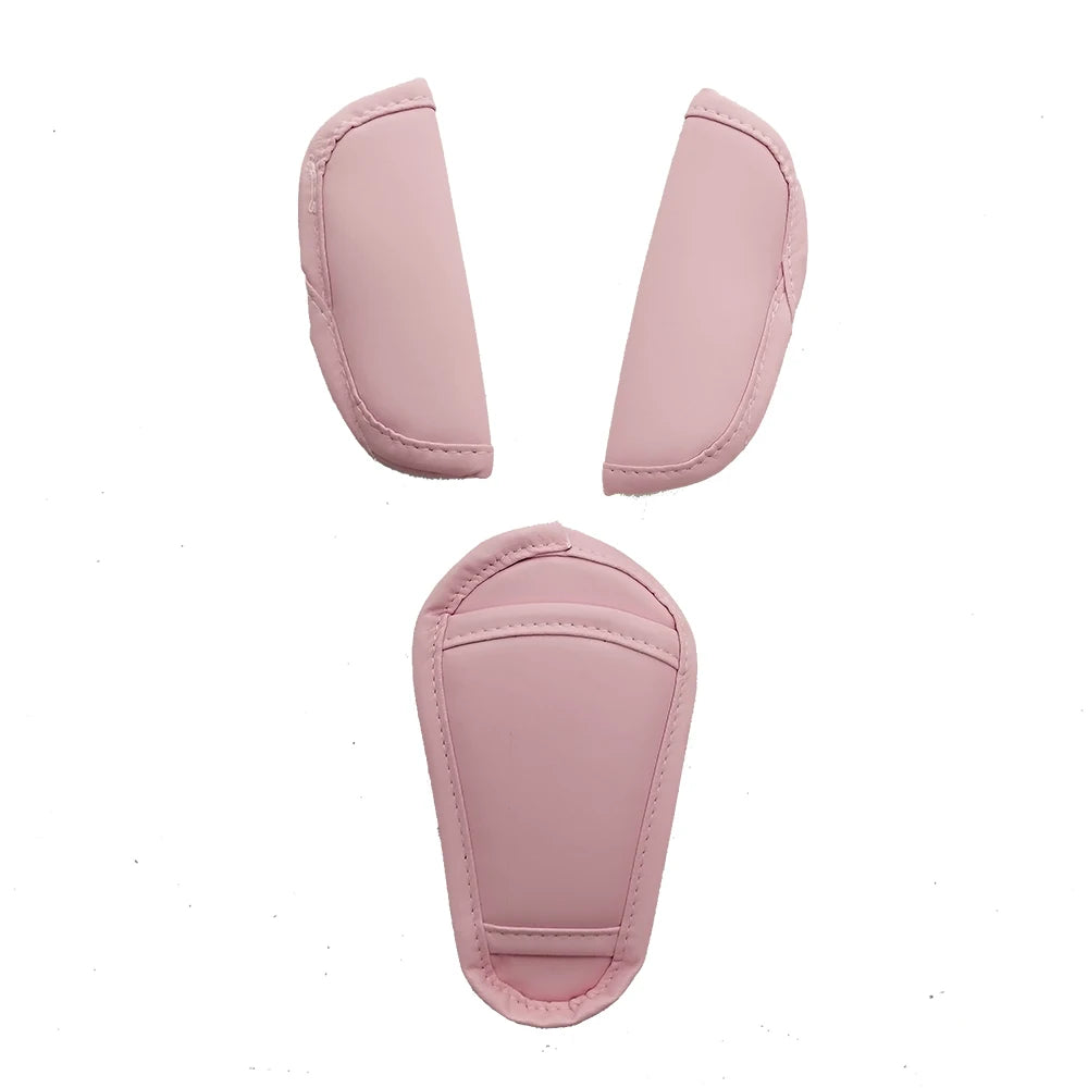 Seat Cushion For Peg perego Siesta Prima Pappa Zero3 High Chair PU Leather With Safety Belt Shoulder Crotch PAD DIY Replace Part