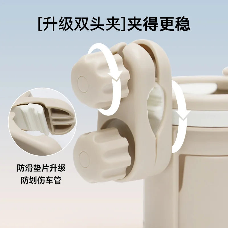 Baby Stroller Accessories coffee Cup Holder universal tricycle pram Water Bottle mobile phone and drink holder wheelchair cart