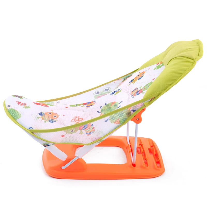 Summer Deluxe Baby Bather Seat Comfort Folding Baby Bather Rocking Chair Baby to Toddler Bath Tub - No-Slip Seat
