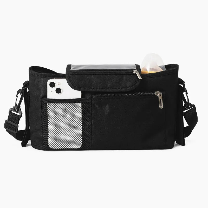 Baby Stroller Storage Bag Mummy Large Capacity Travel Hanging Bag Phone Bottle Holder Pram Diaper Bags Baby Stroller Accessories